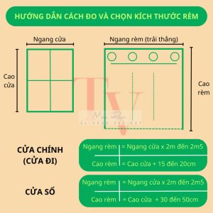 RÈM CỬA HOA VĂN (SIZE NHỎ) cho cửa sổ, Lưu ý: (sản phẩm đã may khoen tròn và dây cột không kèm thanh treo) - Ảnh 6