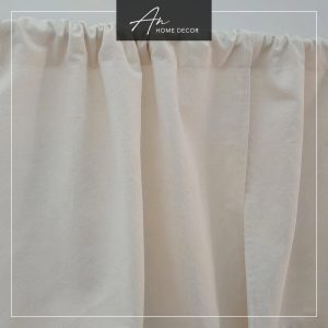 Rèm vải Linen che tủ, bếp, cửa sổ vải canvas - Ảnh 5