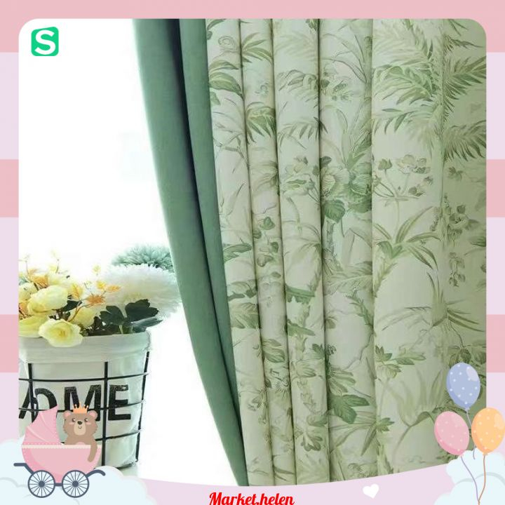 [Tặng Dây Buộc] Rèm Khoen Vải Dày Màn Treo Cửa Sổ Chống Nắng 99% Cao Cấp MH56