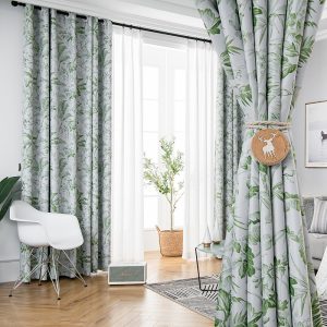 [Tặng Dây Buộc] Rèm Khoen Vải Dày Màn Treo Cửa Sổ Chống Nắng 99% Cao Cấp MH56 - Ảnh 4