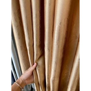Rèm Cửa Sổ Cao Cấp, Rèm Cửa Chống Nắng Vải Gấm Dệt 3 Lớp Họa Tiết Hoa Chìm [ P 24- Mã 12] - Ảnh 5