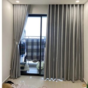 Rèm Cửa Chống Nắng Vải Gấm Dệt 3 Lớp Họa Tiết Hoa Chìm [ P 24- Mã 12]