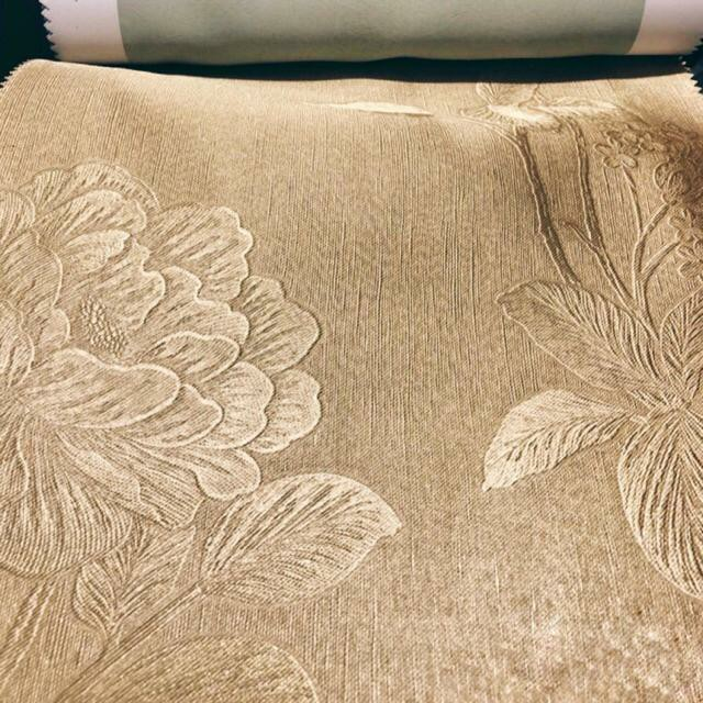 Rèm Vải Dày Đẹp Họa Tiết Hoa Decor Kim Vinh Khoen Lỗ Ngang 1.3m x 1.8m Cao - Ảnh 2
