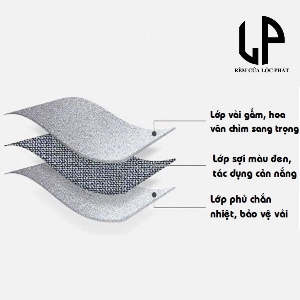Rèm cửa chính vải cao cấp chống nắng cực tốt,sọc nâu trắng hoa văn caro - Ảnh 6