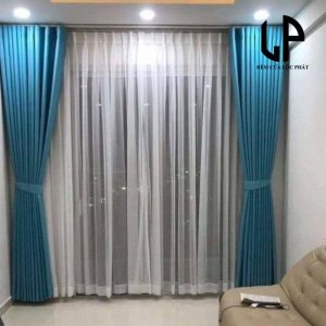 Rèm cửa sổ,rèm cửa chính vải gấm trơn đầy đủ size,miễn phí công may. - Ảnh 6