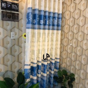 Rèm vải gấm hoa văn