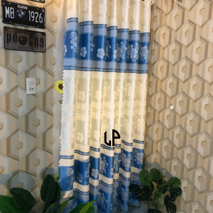 Rèm vải gấm hoa văn