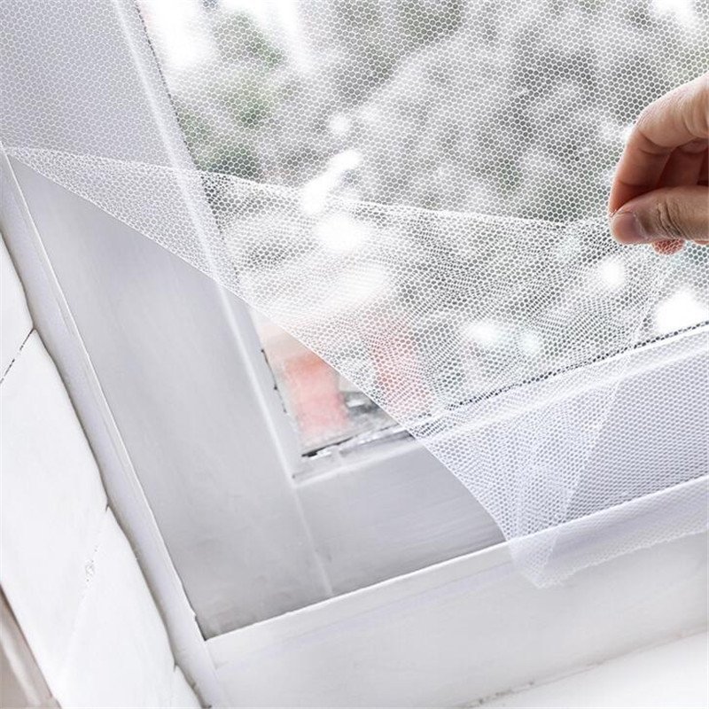 Rèm Lưới Cửa Sổ Ngăn Muỗi Côn Trùng, Tấm Rèm Vải Màn Dán Cửa Sổ Chống Muỗi Thông Minh - Ảnh 3