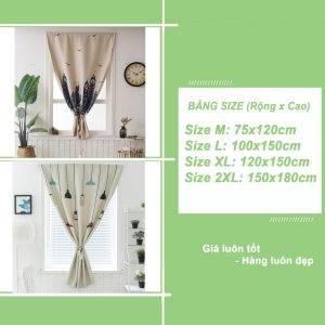 Rèm Cửa Sổ Dán Tường ❤️FREESHIP❤️ dán tường In Họa Tiết Hoạt Hình Dễ Thương nhiều kích thước - Mina_shop - Ảnh 7