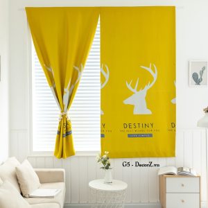 Rèm Cửa Sổ Dán Tường ❤️FREESHIP❤️ dán tường In Họa Tiết Hoạt Hình Dễ Thương nhiều kích thước - Mina_shop - Ảnh 4