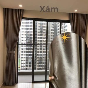 Rèm Vải Che Nắng Vải Gấm Dệt Tinh  Sảo [ Rèm cửa gấm P24-13]