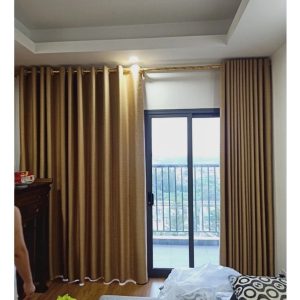 Rèm Cửa Sổ, Rèm Vải Che Nắng Vải Gấm Dệt Tinh  Sảo [ Rèm cửa gấm P24-13] - Ảnh 4