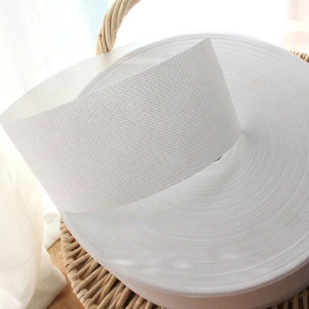 Mếch may rèm, keo may màn nhựa hàng Việt Nam chất lượng cao size 10cm - Ảnh 4