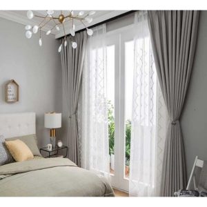 Rèm dêt 5 Lớp Rèm vải thô bố