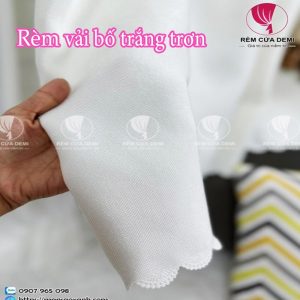 rèm phòng BỐ TRẮNG TINH KHÔI SIÊU MỊN cản sáng tốt. Ghi chú: Chiều cao theo yêu cầu.