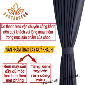 [ Rèm KB25-8 ] Rèm cửa siêu đẹp, rèm cửa sổ dày dặn .cản sáng ,Rèm vải polyester cản nhiệt - Ảnh 5