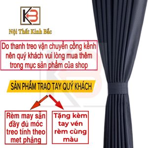 Rèm cửa vải KB Chất liệu Polyester 2503 nhiều màu sắc - Ảnh 5