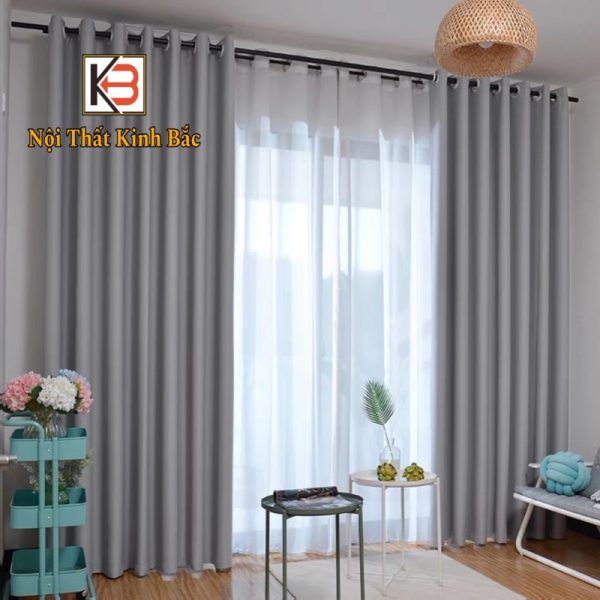 Rèm cửa vải KB Chất liệu Polyester 2503 nhiều màu sắc