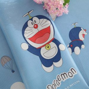 Rèm Vải Khoen Lỗ, Khoen Ri Đô, Rèm Dán Đô Rê Mon Dễ Thương Decor Kim Vinh DCKV06 - Ảnh 4