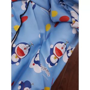 Rèm Vải Khoen Lỗ, Khoen Ri Đô, Rèm Dán Đô Rê Mon Dễ Thương Decor Kim Vinh DCKV06 - Ảnh 6