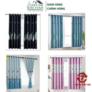 Rèm Vải Nhiều Mẫu Decor Kim Vinh Khoen Lỗ 1 Mét Ngang Cao 2 Mét