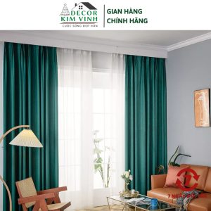 Rèm Vải Một Màu Kim Vinh Khoen Lỗ DCKV20