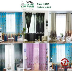 Rèm Vải Nhiều Mẫu Decor Kim Vinh Khoen Lỗ Cao 2.7 Mét